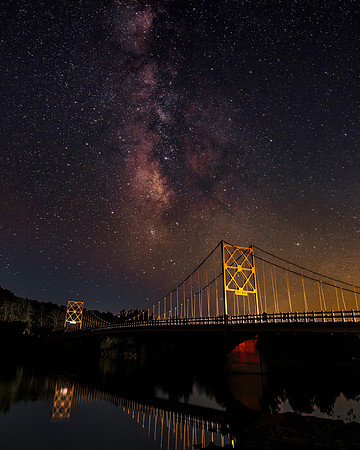 Milky Way over Little Golden Gate, Beaver, Arkansas 2