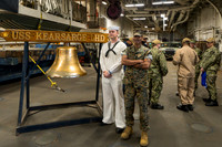 Welcoming Party on USS Kearsarge
