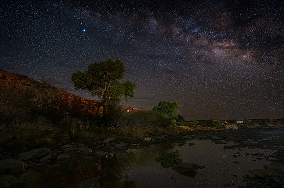 Milky Way Over Terlingua Creek
