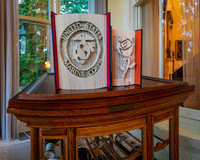 Books & Ribbon Cabinet