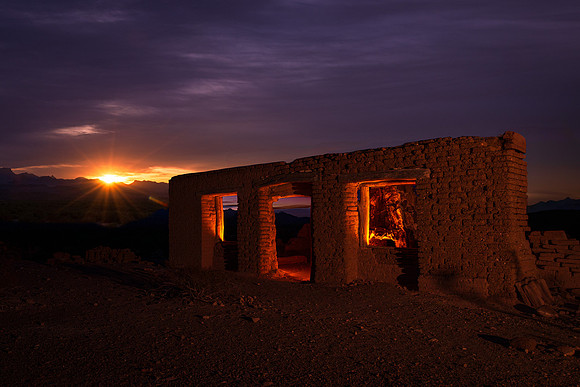 Sunrise at Dorgan House, Big Bend NP