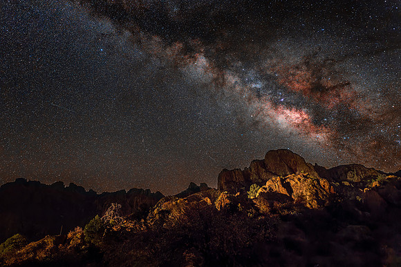 The Milky Way Over The Chisos